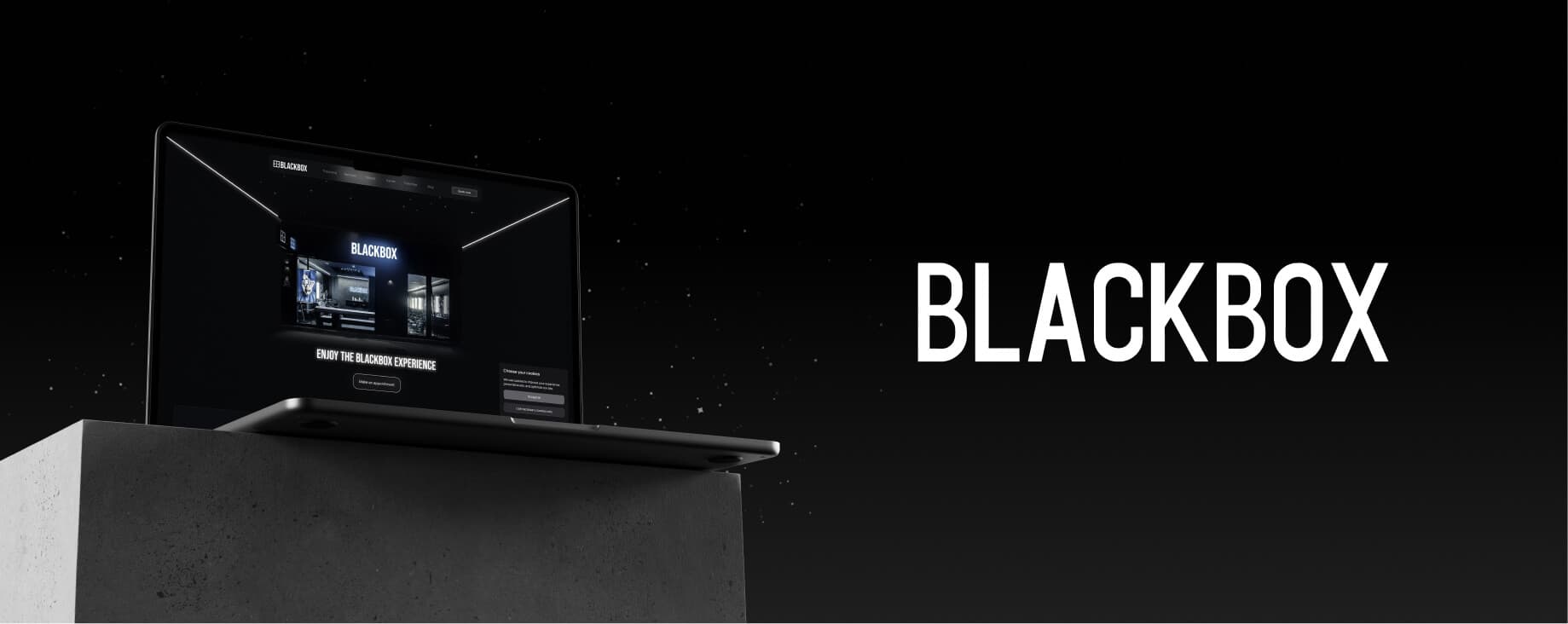 BlackBox Laptop Mockup
